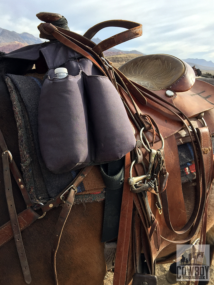 Always bring water with you while Horseback Riding in Las Vegas at Cowboy Trail Rides in Red Rock Canyon