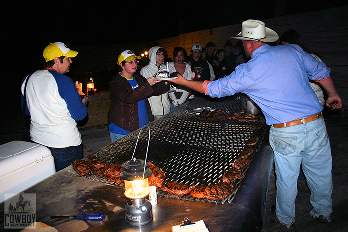 Our 2010 BBQ grill after Horseback Riding in Las Vegas at Cowboy Trail Rides in Red Rock Canyon