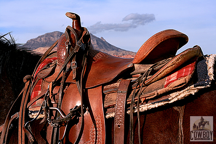Picture of a horse saddle at Cowboy Trail Rides