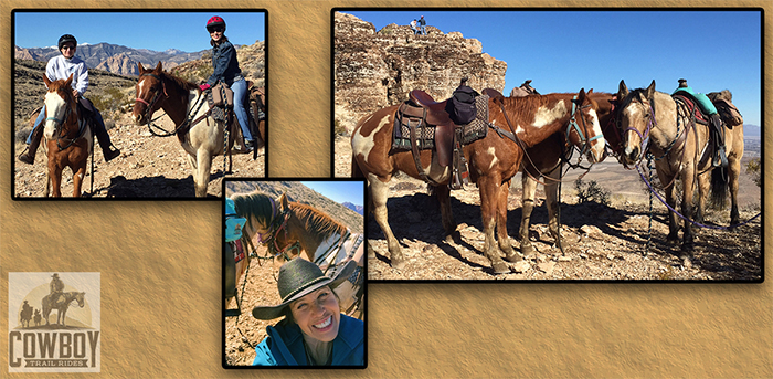 Montage of photos from the WOW Ride at Cowboy Trail Rides